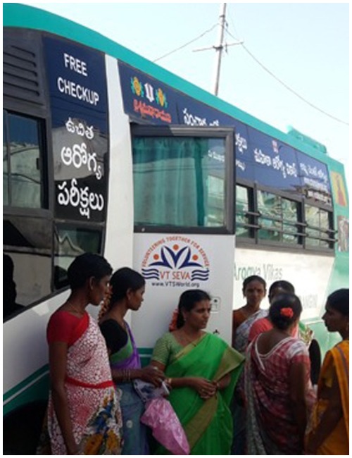 Women - Healthcare-Bus-Donation